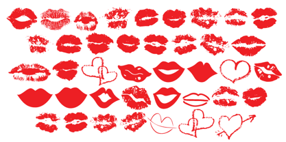Lipstick Font Poster 1
