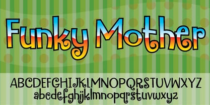 Funky Mother Font Poster 5
