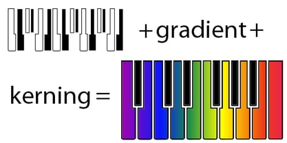 Piano Keybuild Font Poster 3