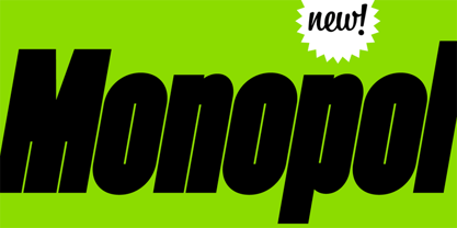 Monopol Font Poster 1