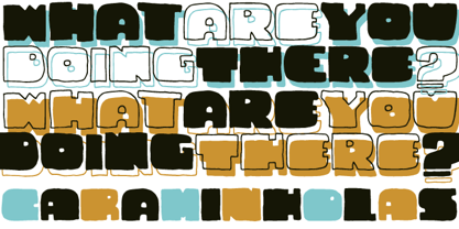 Cuadrifonte Font Poster 5