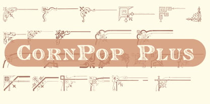 Corn Pop Plus Font Poster 2