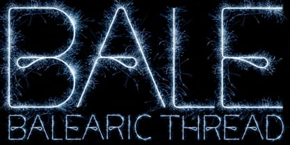 Balearic Thread Font Poster 1