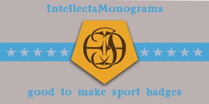 Intellecta Monograms Font Poster 43