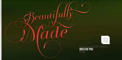 Breathe Font Poster 4
