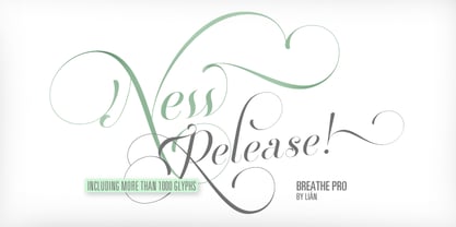 Breathe Font Poster 16