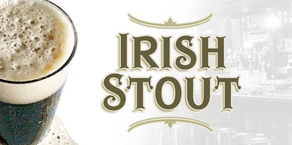 Irish Stout BB Font Poster 1