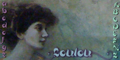 Loulou Font Poster 1
