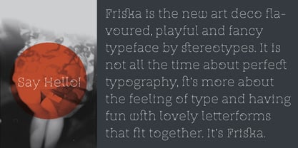 St Friska Font Poster 2