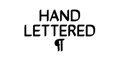 Poster Hand Font Poster 6