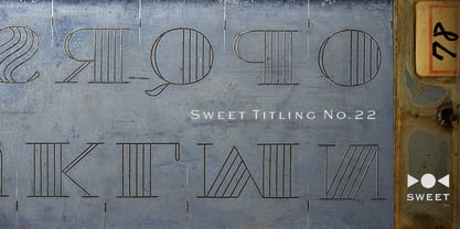 Sweet Titling No. 22 Font Poster 1