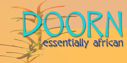 Doorn Font Poster 1