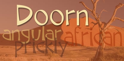 Doorn Font Poster 2