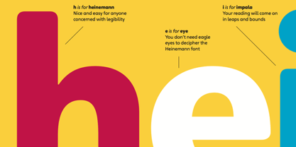 Heinemann Special Font Poster 1