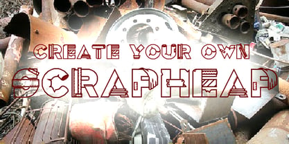 RM Scrapheap Font Poster 1