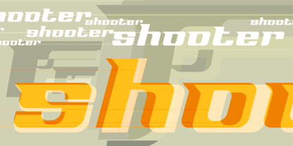 Shooter Font Poster 1