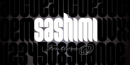 Sashimi Font Poster 6