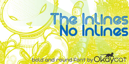 The Inlines Font Poster 2