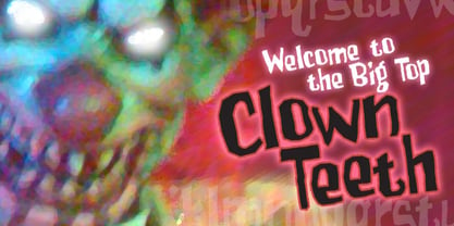 Clown Teeth BB Font Poster 1