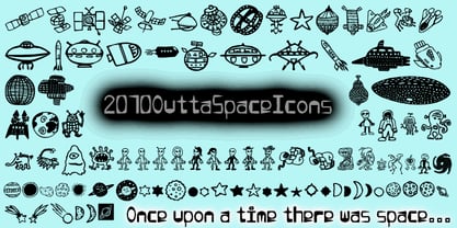 2010 Outta Space Font Poster 3