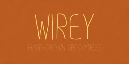 Wirey Font Poster 1