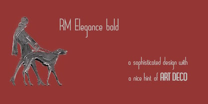RM Elegance Font Poster 2