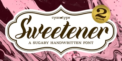 Sweetener Font Poster 1