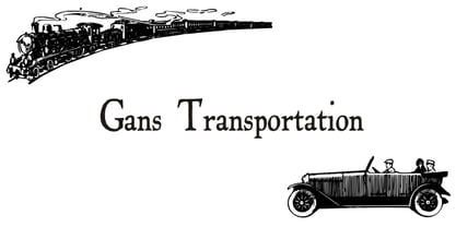 Gans Transportation Fuente Póster 9
