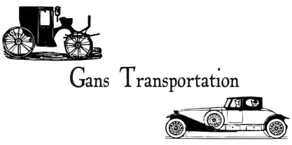 Gans Transportation Fuente Póster 3