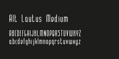 ALT Lautus Font Poster 4