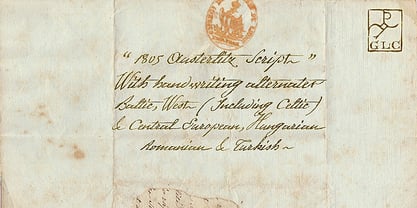 1805 Austerlitz Script Fuente Póster 1
