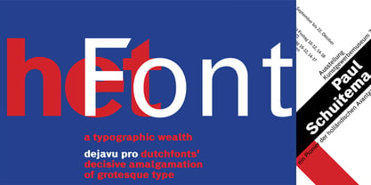 DF Dejavu Pro Font Poster 4