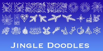 Jingle Doodles Font Poster 1