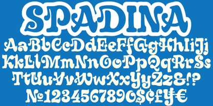 Spadina Font Poster 4