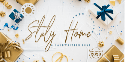 Staly Home Font Poster 1