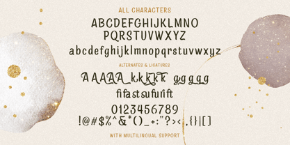 Asteria Royalty Font Poster 9