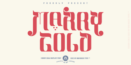 Marry Gold Font Poster 1