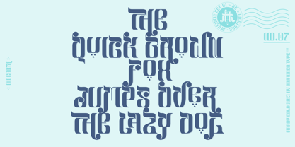 Marry Gold Font Poster 2