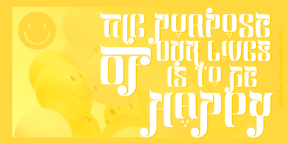 Marry Gold Font Poster 4