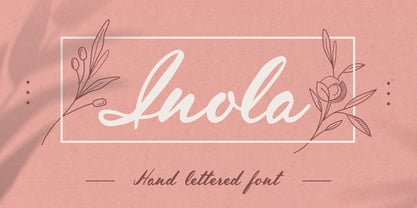 Inola Font Poster 1