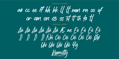 Keanutty Font Poster 8