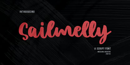Sailmelly Font Poster 1