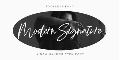 Rockless Font Poster 4