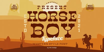 Horseboy Boots Font Poster 1