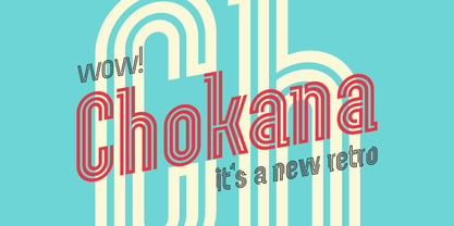 Chokana Font Poster 1