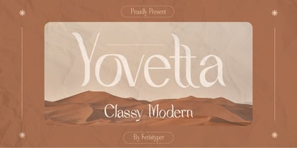 Yovetta Font Poster 1