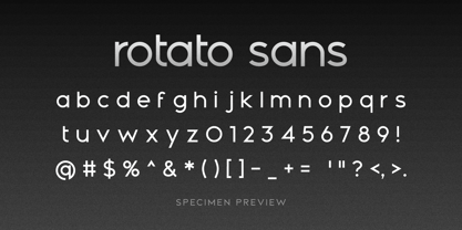 Rotato Sans Font Poster 9