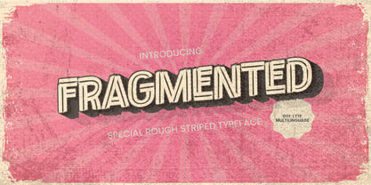 Fragmented Font Poster 1