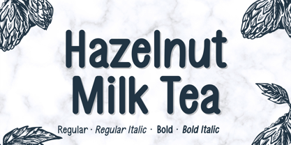 Hazelnut Milk Tea Fuente Póster 1