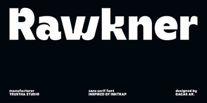 Rawkner Font Poster 1